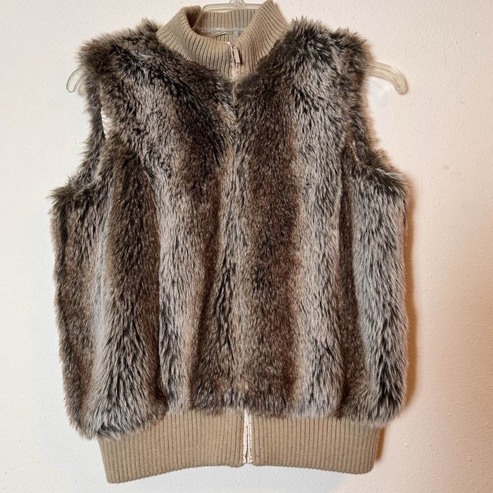 Powder River Outfitters by Panhandle Slim Faux Fur Vest – Women's Medium
